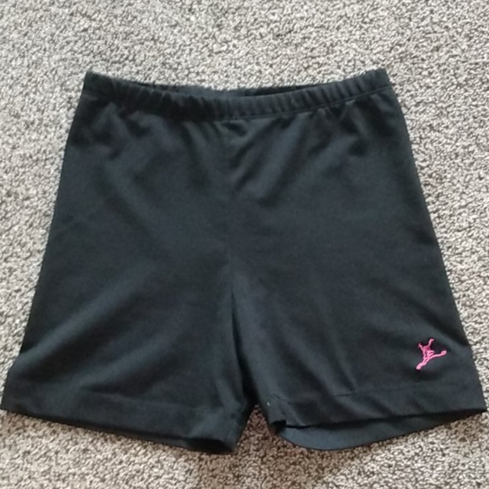Future star soft black ballet shorts